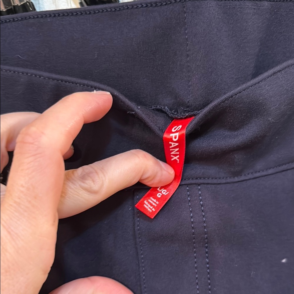 SPANX Dark Navy/Gray Dress Pants